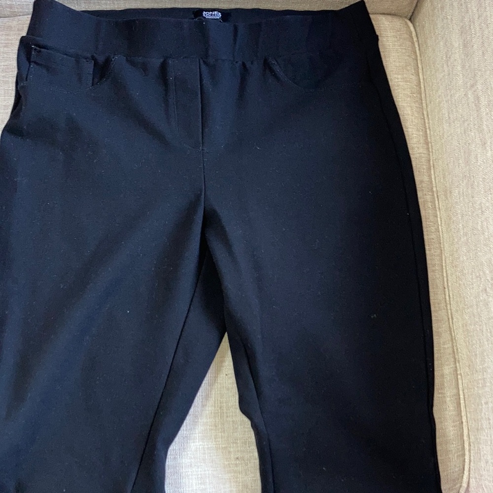 Black stretch legging pants